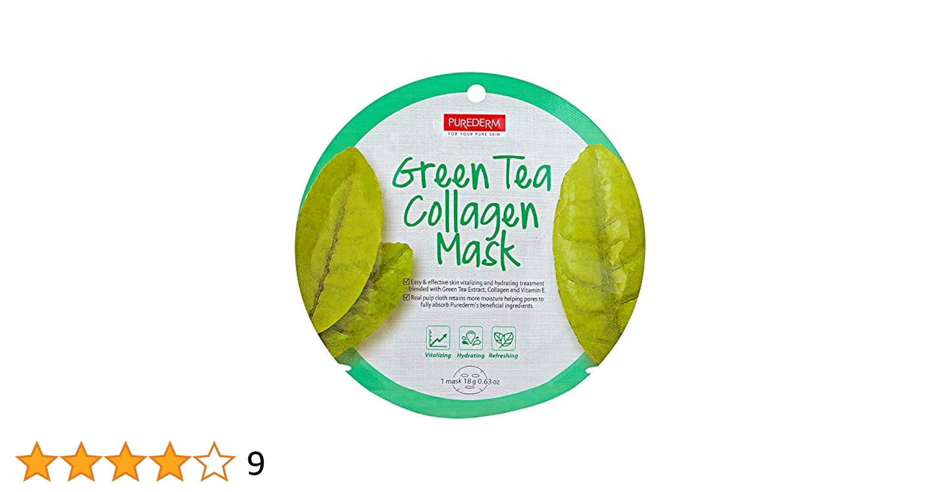 Purederm Green Tea Collagen Mask: Masker Kolagen dengan Manfaat Teh Hijau